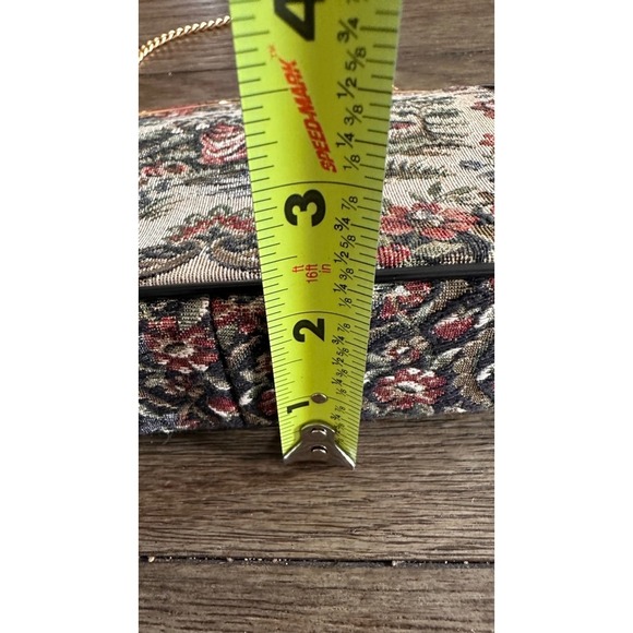 Vintage LaMarquise Victorian Style Handbag Beige Multi Circa 1960s - Picture 8 of 8